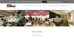 Desktop Screenshot of hotellamasia.com